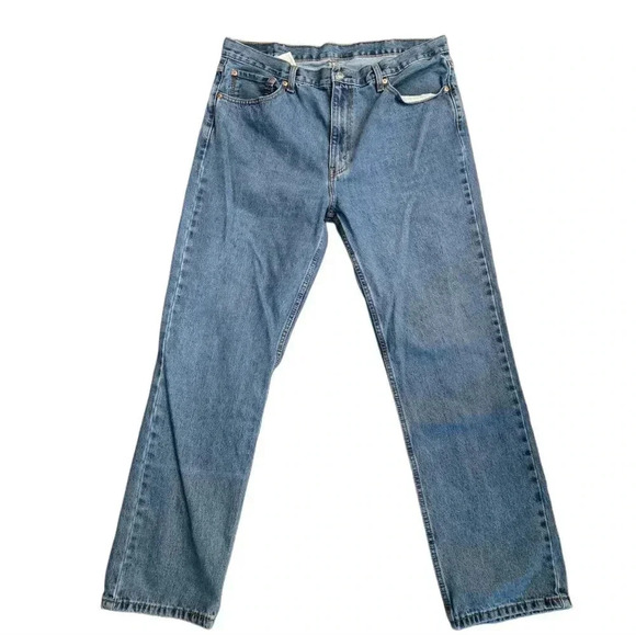 Levi’s 516 Classic Straight Leg Jeans Men’s 40x34 Mid Wash Denim Sustainable - Picture 3 of 7